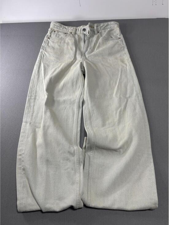 Zara Denim - ZARA Denim Jeans Women's Size 2 White Zip Fly Mid Rise